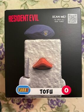 Tubbz Resident Evil Tofu Figure #0 - White with Orange Beak